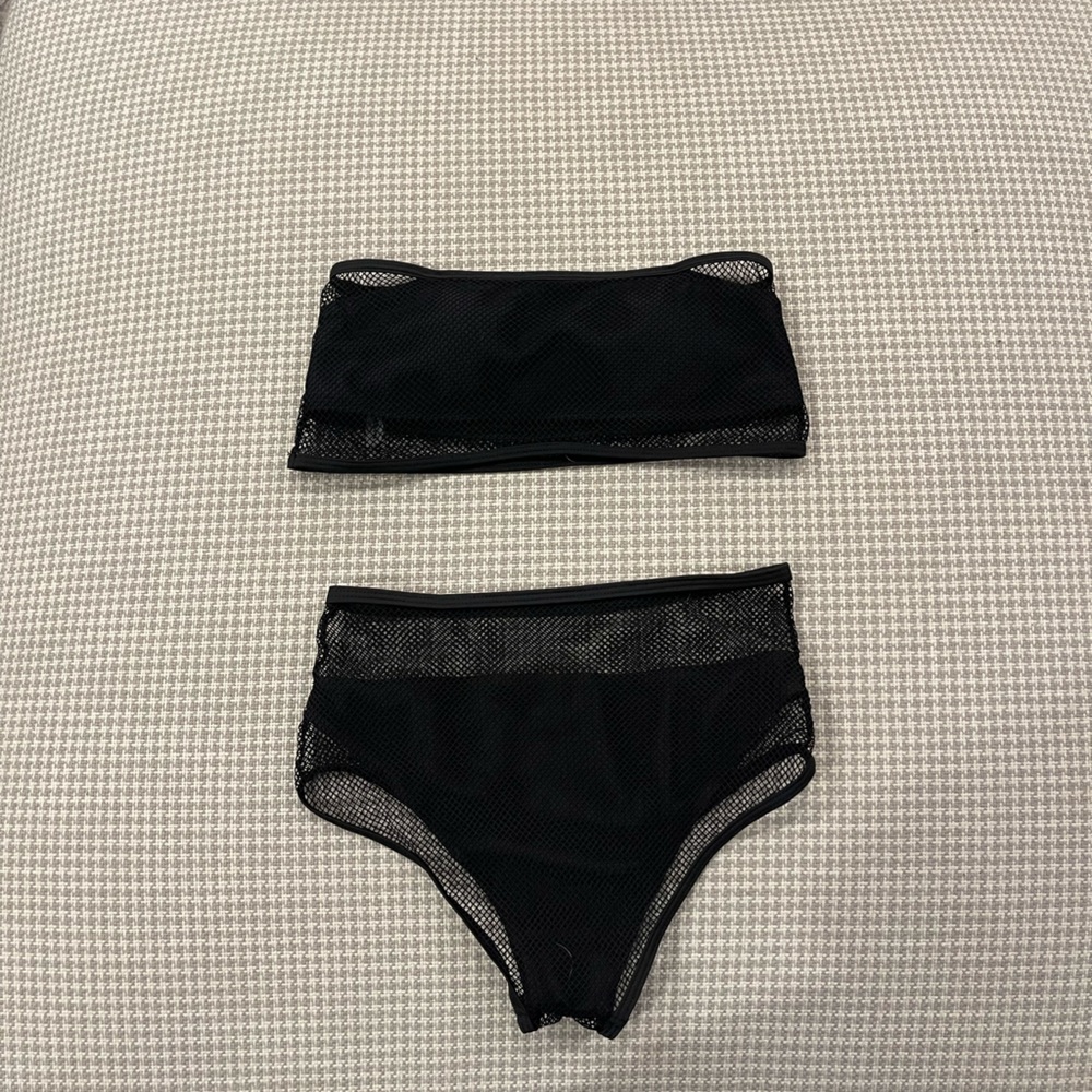 Mesh style bathing suit